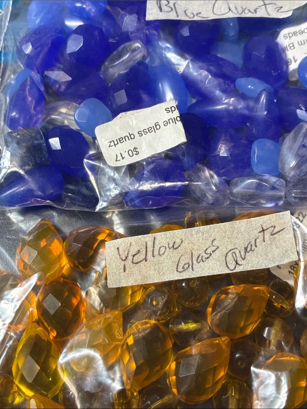 Assorted 2+ pounds of gemstone Bead Mix - Turquoise, blue, Green, Purple - Picture 13 of 16